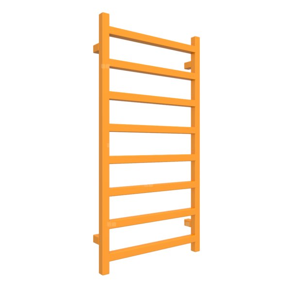 Grzejnik drabinkowy TERMA SIMPLE, podłączenie SX, wym. 960 x 500 mm, kolor żółty melonowy RAL1028, moc 351W