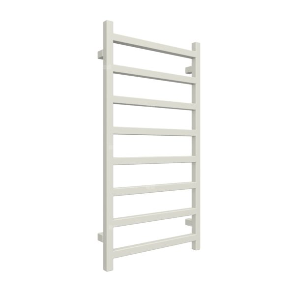 Grzejnik drabinkowy TERMA SIMPLE, podłączenie SX, wym. 960 x 500 mm, kolor biało-szary RAL9002, moc 351W
