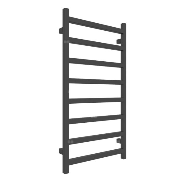 Grzejnik drabinkowy TERMA SIMPLE, podłączenie SX, wym. 960 x 500 mm, kolor czarny sygnałowy RAL9004, moc 351W
