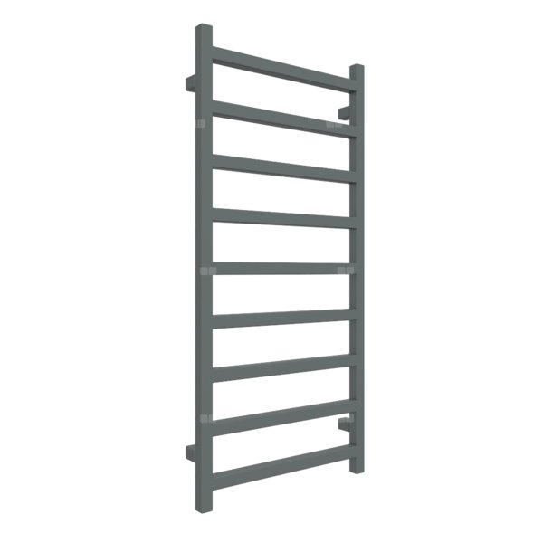 Grzejnik drabinkowy TERMA SIMPLE, podłączenie L8, wym. 1080 x 500 mm, kolor metaliczny szary, moc 396W