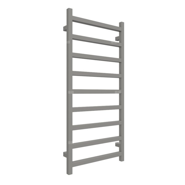 Grzejnik drabinkowy TERMA SIMPLE, podłączenie ZX, wym. 1080 x 500 mm, kolor ciemne aluminium metaliczny RAL9007, moc 396W