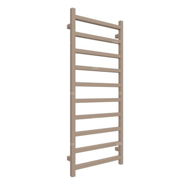 Grzejnik drabinkowy TERMA SIMPLE, podłączenie SX, wym. 1200 x 500 mm, kolor irchowo-szary RAL1019, moc 440W