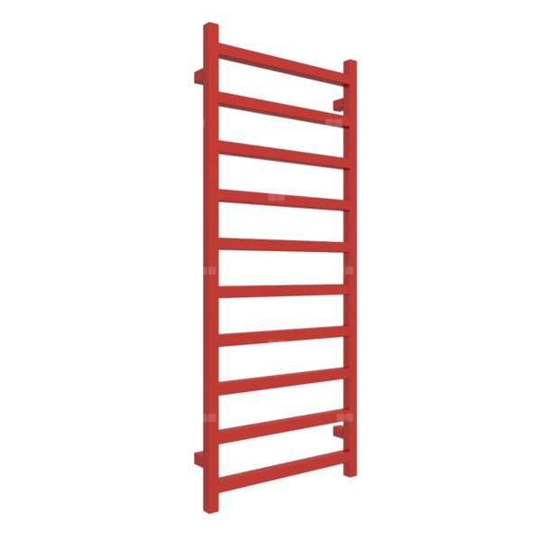 Grzejnik drabinkowy TERMA SIMPLE, podłączenie Z1, wym. 1200 x 500 mm, kolor czerwony drogowy RAL3020, moc 440W
