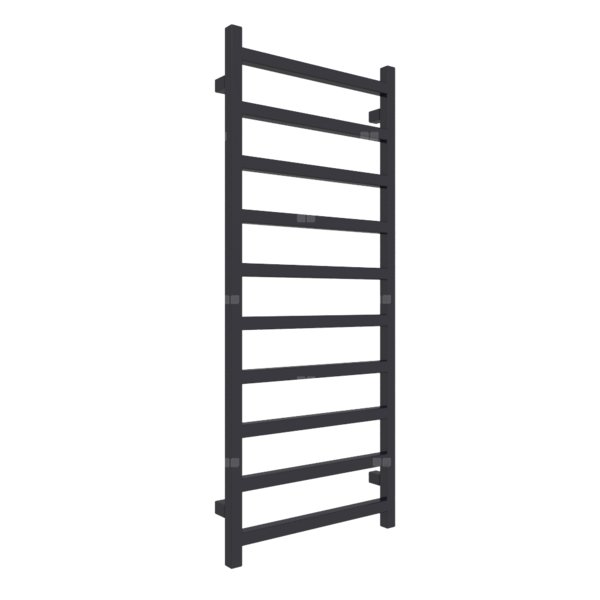 Grzejnik drabinkowy TERMA SIMPLE, podłączenie SX, wym. 1200 x 500 mm, kolor niebieski czarny RAL5004, moc 440W