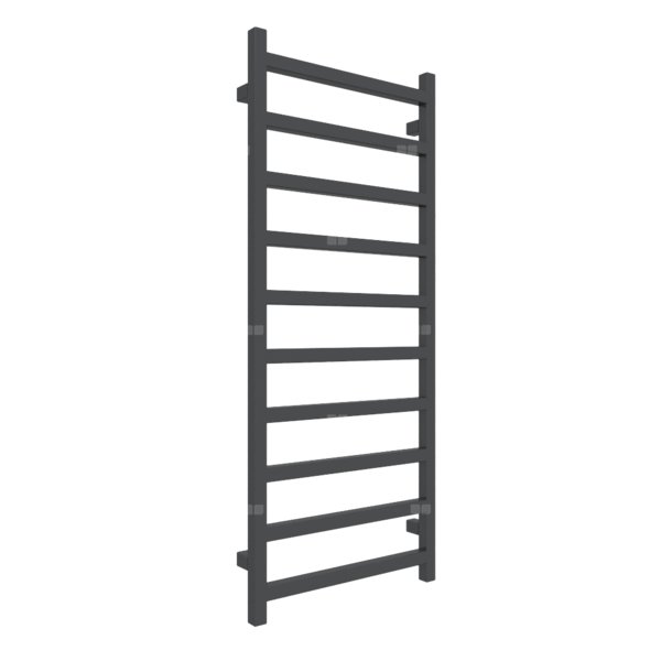 Grzejnik drabinkowy TERMA SIMPLE, podłączenie ZX, wym. 1200 x 500 mm, kolor szary czarny RAL7021, moc 440W