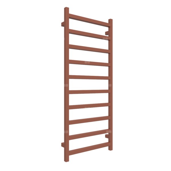 Grzejnik drabinkowy TERMA SIMPLE, podłączenie ZX, wym. 1200 x 500 mm, kolor brązowy miedziany RAL8004, moc 440W