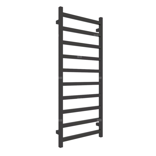Grzejnik drabinkowy TERMA SIMPLE, podłączenie Z8, wym. 1200 x 500 mm, kolor brązowy czarny RAL8022, moc 440W