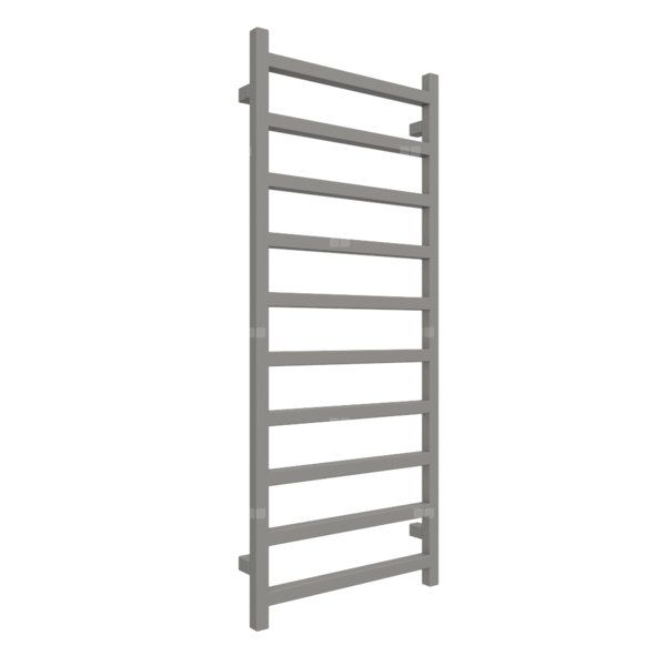 Grzejnik drabinkowy TERMA SIMPLE, podłączenie SX, wym. 1200 x 500 mm, kolor ciemne aluminium metaliczny RAL9007, moc 440W