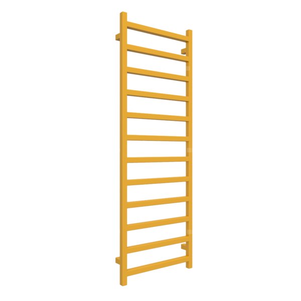 Grzejnik drabinkowy TERMA SIMPLE, podłączenie SX, wym. 1440 x 500 mm, kolor żółty ciemna cytryna RAL1032, moc 529W