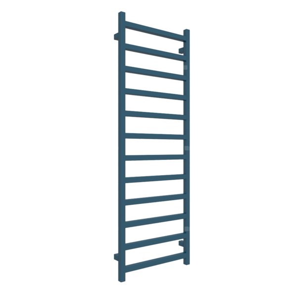 Grzejnik drabinkowy TERMA SIMPLE, podłączenie SX, wym. 1440 x 500 mm, kolor niebieski turkusowy RAL5001, moc 529W