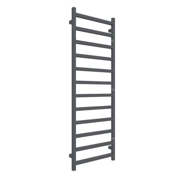Grzejnik drabinkowy TERMA SIMPLE, podłączenie ZX, wym. 1440 x 500 mm, kolor czarny anodowy, moc 529W