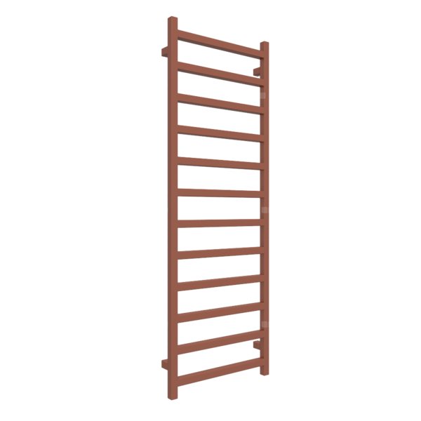 Grzejnik drabinkowy TERMA SIMPLE, podłączenie ZX, wym. 1440 x 500 mm, kolor brązowy miedziany RAL8004, moc 529W