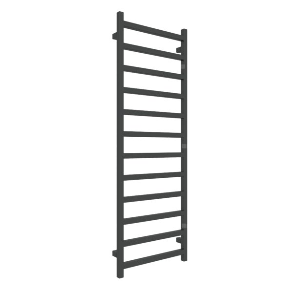 Grzejnik drabinkowy TERMA SIMPLE, podłączenie Z8, wym. 1440 x 500 mm, kolor czarny RAL9011, moc 529W