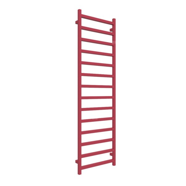 Grzejnik drabinkowy TERMA SIMPLE, podłączenie ZX, wym. 1680 x 500 mm, kolor czerwony malinowy RAL3027, moc 618W