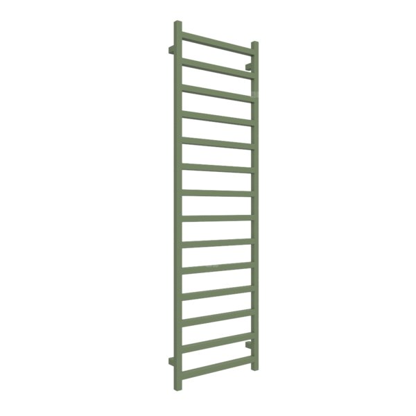 Grzejnik drabinkowy TERMA SIMPLE, podłączenie SX, wym. 1680 x 500 mm, kolor seledynowy groszkowy RAL6011, moc 618W