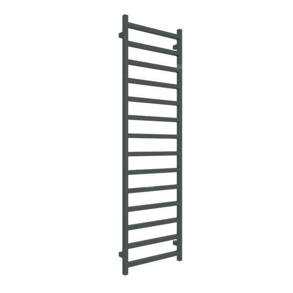 Grzejnik drabinkowy TERMA SIMPLE, podłączenie SX, wym. 1680 x 500 mm, kolor zielony czarny RAL6012, moc 618W