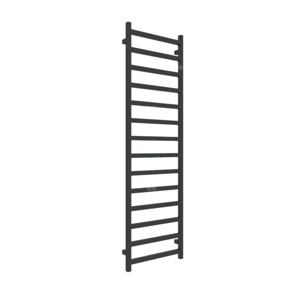 Grzejnik drabinkowy TERMA SIMPLE, podłączenie SX, wym. 1680 x 500 mm, kolor czarny jak kruk soft RAL9005, moc 618W
