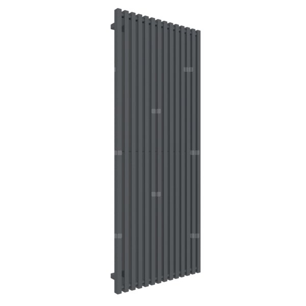 Grzejnik drabinkowy TERMA TRIGA, podłączenie ZX, wym. 1700 x 680 mm, kolor czarny anodowy, moc 1521W