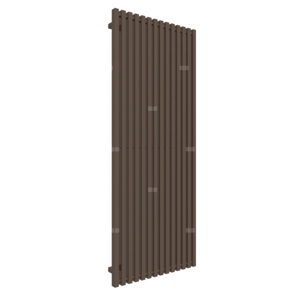 Grzejnik drabinkowy TERMA TRIGA, podłączenie ZX, wym. 1700 x 680 mm, kolor szlachetny brąz, moc 1521W