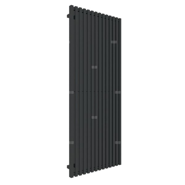 Grzejnik drabinkowy TERMA TRIGA, podłączenie ZX, wym. 1700 x 680 mm, kolor nowy czarny krokodyl