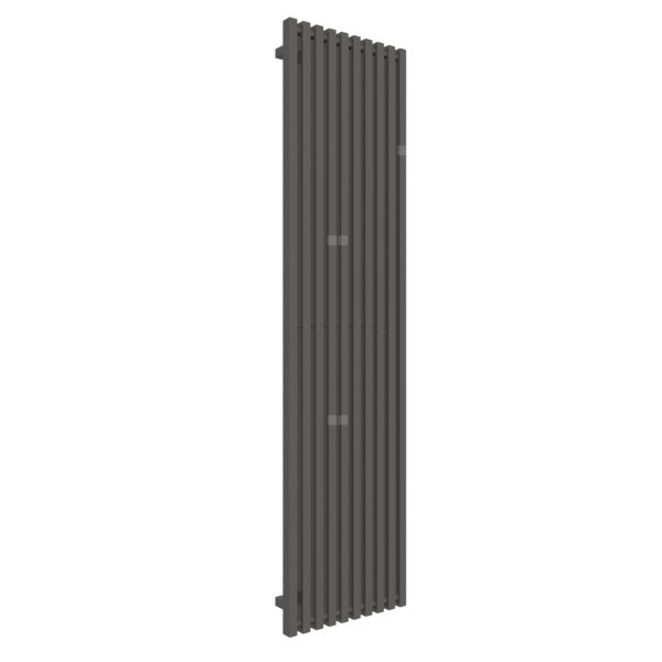 Grzejnik drabinkowy TERMA TRIGA, podłączenie ZX, wym. 1900 x 480 mm, kolor szary ciemny RAL7022, moc 1202W