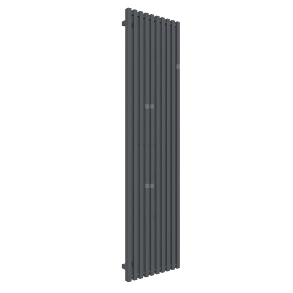 Grzejnik drabinkowy TERMA TRIGA, podłączenie ZX, wym. 1900 x 480 mm, kolor czarny anodowy, moc 1202W