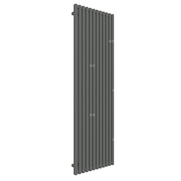 Grzejnik drabinkowy TERMA TRIGA, podłączenie ZX, wym. 1900 x 580 mm, kolor błyszcząca szarość, moc 1442W