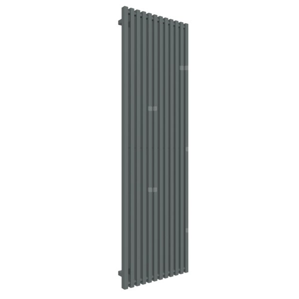 Grzejnik drabinkowy TERMA TRIGA, podłączenie SX, wym. 1900 x 580 mm, kolor metaliczny szary, moc 1442W