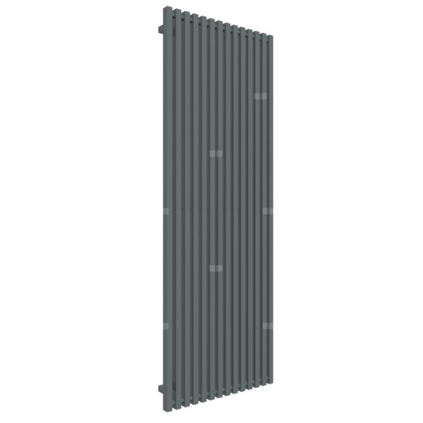 Grzejnik drabinkowy TERMA TRIGA, podłączenie LX, wym. 1900 x 680 mm, kolor metaliczny szary, moc 1682W