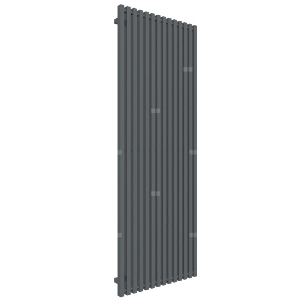 Grzejnik drabinkowy TERMA TRIGA, podłączenie ZX, wym. 1900 x 680 mm, kolor szary łupek RAL7015, moc 1682W