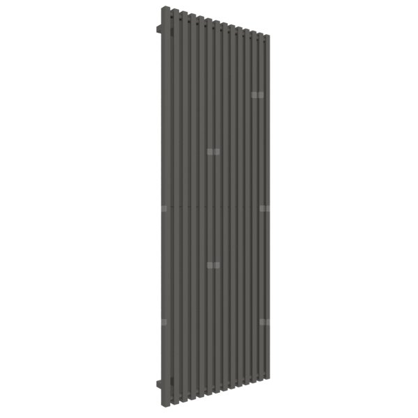Grzejnik drabinkowy TERMA TRIGA, podłączenie ZX, wym. 1900 x 680 mm, kolor szary ciemny RAL7022, moc 1682W