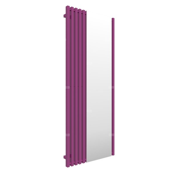 Grzejnik drabinkowy TERMA TRIGA M, podłączenie YL, wym. 1700 x 680 mm, kolor purpurowy drogowy soft RAL4006, moc 646W