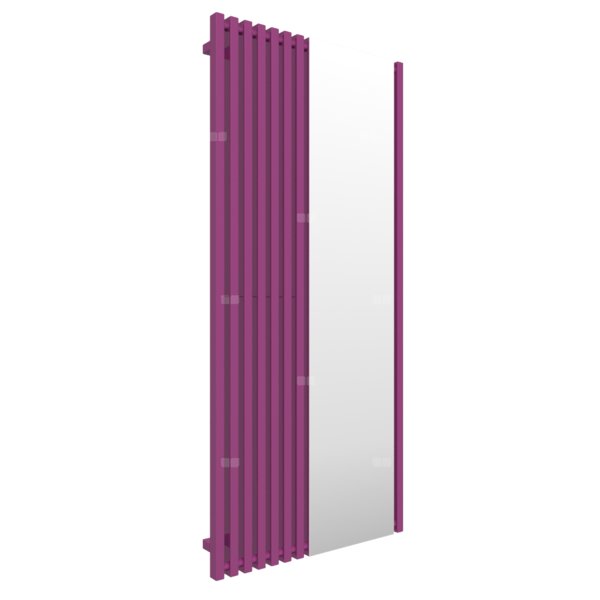 Grzejnik drabinkowy TERMA TRIGA M, podłączenie SX, wym. 1700 x 780 mm, kolor purpurowy drogowy soft RAL4006, moc 850W