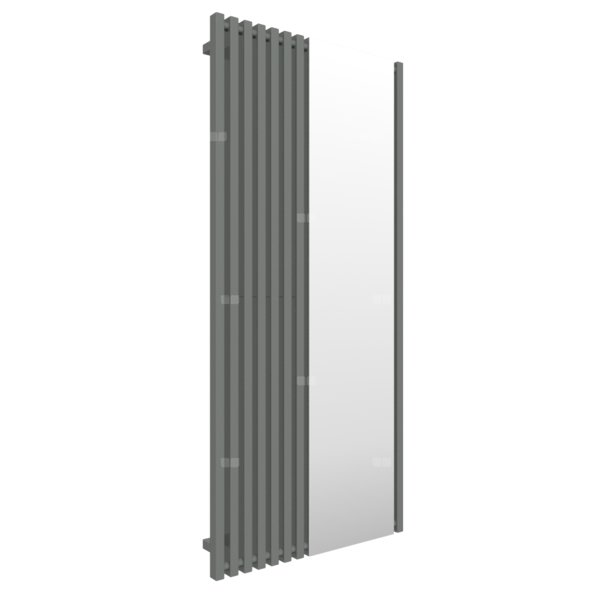 Grzejnik drabinkowy TERMA TRIGA M, podłączenie YL, wym. 1700 x 780 mm, kolor nowoczesna szarość, moc 850W