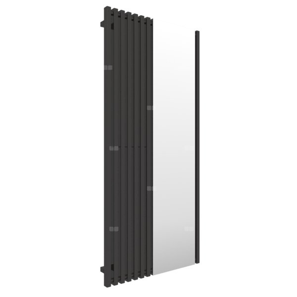 Grzejnik drabinkowy TERMA TRIGA M, podłączenie YL, wym. 1700 x 780 mm, kolor heban, moc 850W