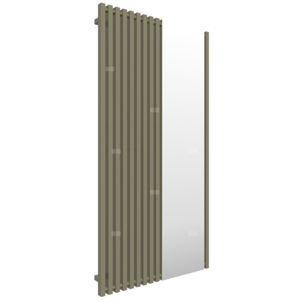 Grzejnik drabinkowy TERMA TRIGA M, podłączenie YL, wym. 1700 x 880 mm, kolor zielony trzcinowy RAL6013, moc 1074W