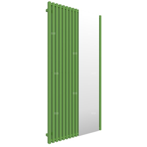 Grzejnik drabinkowy TERMA TRIGA M, podłączenie YL, wym. 1700 x 880 mm, kolor zielony żółty RAL6018, moc 1074W