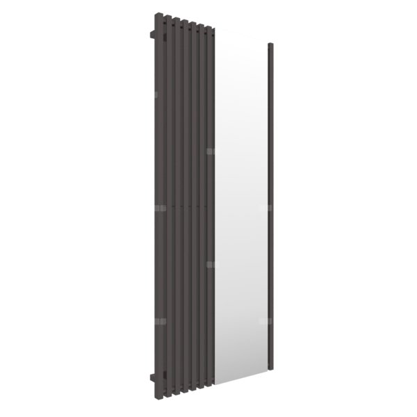 Grzejnik drabinkowy TERMA TRIGA M, podłączenie SX, wym. 1900 x 780 mm, kolor brązowy szary RAL8019, moc 961W