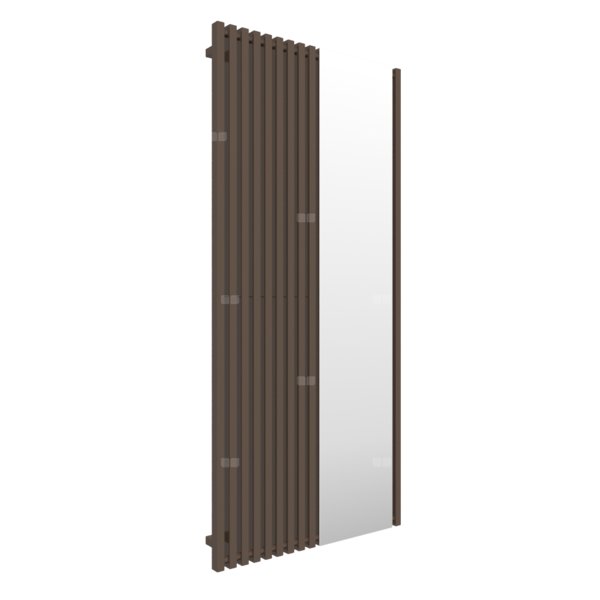 Grzejnik drabinkowy TERMA TRIGA M, podłączenie YL, wym. 1900 x 880 mm, kolor szlachetny brąz, moc 1202W