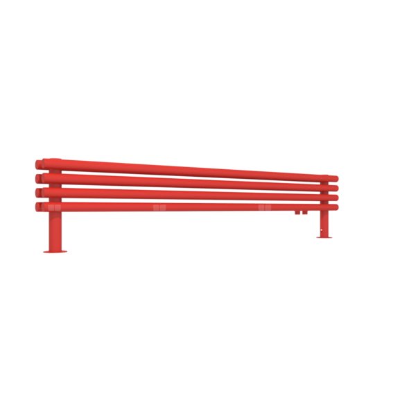 Grzejnik drabinkowy TERMA TUNE HSD, podłączenie YP, wym. 300 x 1400 mm, kolor metaliczny czerwony, moc 589W