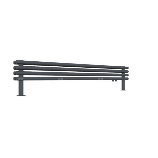 Grzejnik drabinkowy TERMA TUNE HSD, podłączenie YP, wym. 300 x 1400 mm, kolor szary antracytowy RAL7016, moc 589W