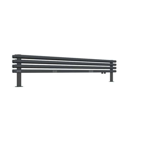Grzejnik drabinkowy TERMA TUNE HSD, podłączenie YP, wym. 300 x 1400 mm, kolor metaliczna czerń, moc 589W