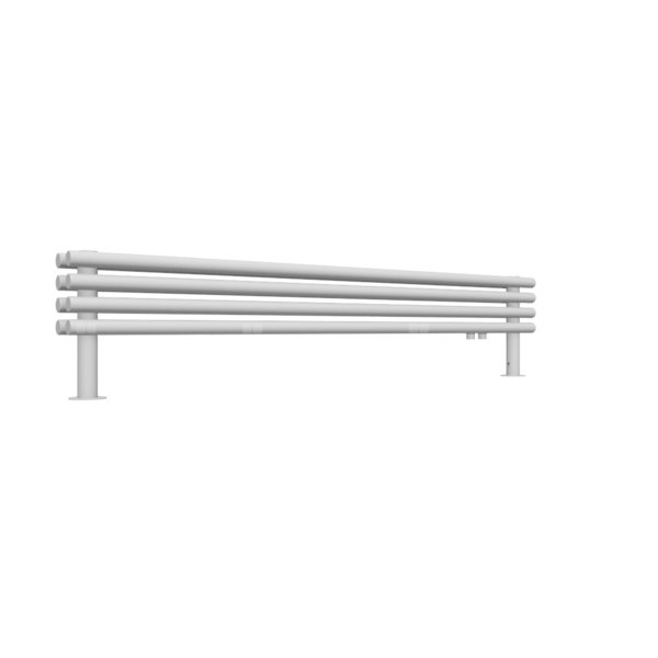 Grzejnik drabinkowy TERMA TUNE HSD, podłączenie YP, wym. 300 x 1400 mm, kolor srebrny mat, moc 589W
