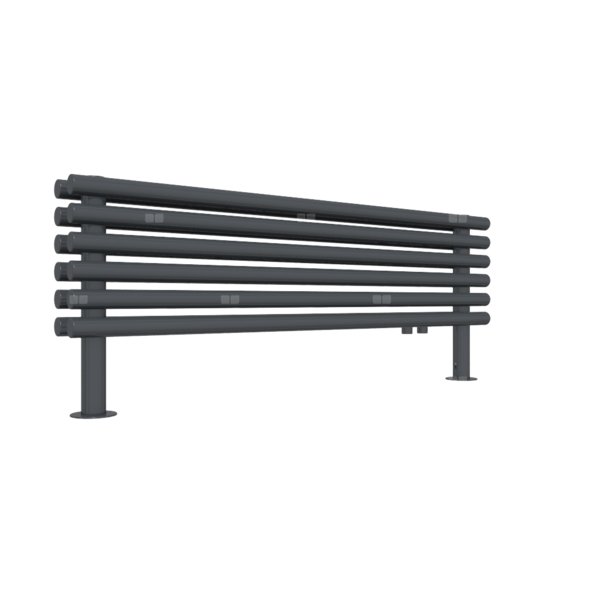 Grzejnik drabinkowy TERMA TUNE HSD, podłączenie YP, wym. 390 x 1000 mm, kolor szary antracytowy RAL7016, moc 564W
