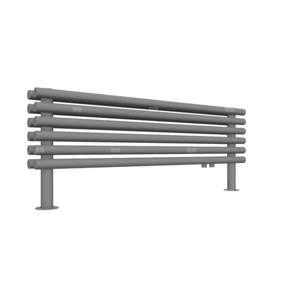 Grzejnik drabinkowy TERMA TUNE HSD, podłączenie YL, wym. 390 x 1000 mm, kolor szary kurz RAL7037, moc 564W