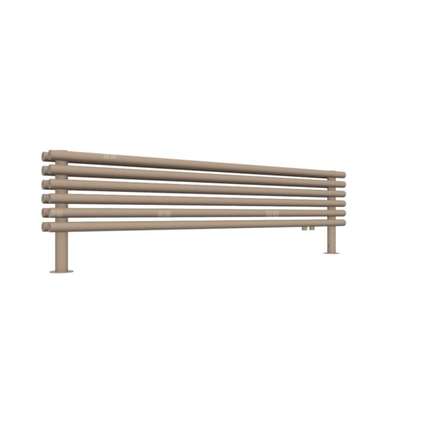 Grzejnik drabinkowy TERMA TUNE HSD, podłączenie YP, wym. 390 x 1400 mm, kolor jasna miedź, moc 790W