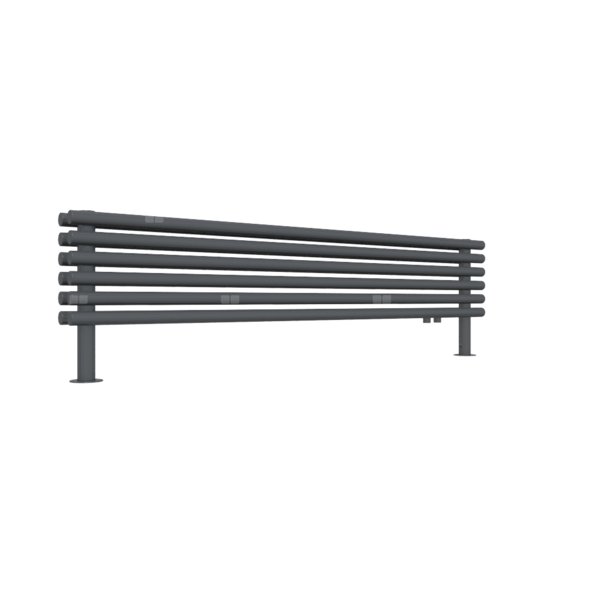 Grzejnik drabinkowy TERMA TUNE HSD, podłączenie YP, wym. 390 x 1400 mm, kolor czarny anodowy, moc 790W