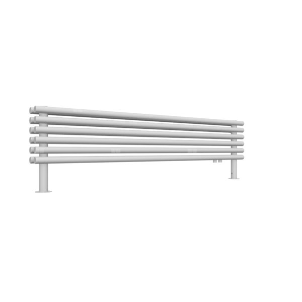 Grzejnik drabinkowy TERMA TUNE HSD, podłączenie YP, wym. 390 x 1400 mm, kolor srebrny mat, moc 790W