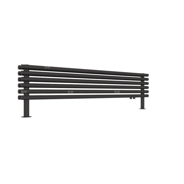 Grzejnik drabinkowy TERMA TUNE HSD, podłączenie YL, wym. 390 x 1400 mm, kolor heban, moc 790W