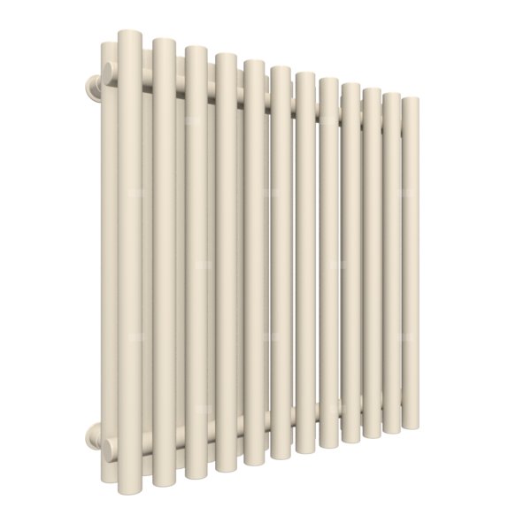 Grzejnik drabinkowy TERMA TUNE VWD, podłączenie SX, wym. 600 x 590 mm, kolor biały ostrygowy RAL1013, moc 725W